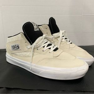 Vintage Vans x Baker Skateboards Tan Bandana Half Cab Suede Mids 1992 Size 12